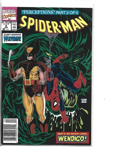 SPIDER-MAN # 9 * NEWSSTAND EDITION * TODD McFARLANE * MARVEL COMICS * 1991
