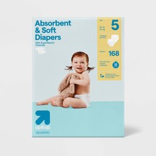 Disposable Diapers - Size 5 - 168ct - up up