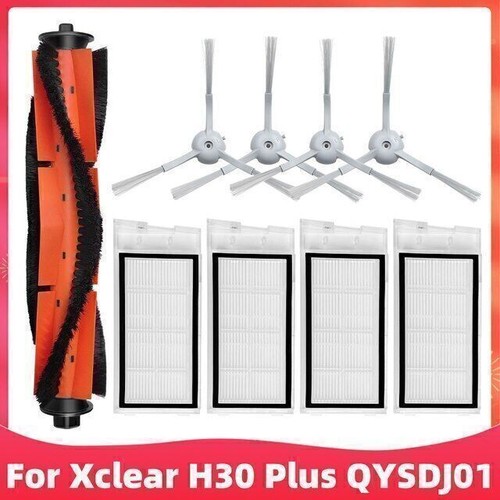 For Xclea H30 / H40 / PLUS Robot Vacuum Cleaner Sweeper Main Side Brushes Filter - Picture 39 of 40