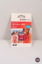 AgfaPhoto 2GB Premium SD Card NOT SDHC or SDXC - For retro digital cameras SD