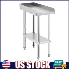 Stainless Steel Work Table ,12x24 Inch Commercial Kitchen Prep Table Grill Stand