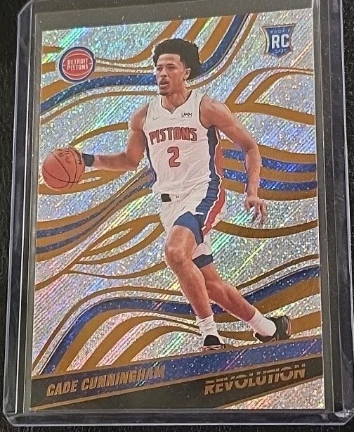 2021-22 Panini Revolution Cade Cunningham Detroit Pistons Rookie #120 🔥
