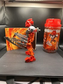 LEGO BIONICLE Tahu Nuva 8572 Complete Set with Canister & Instruction Manual