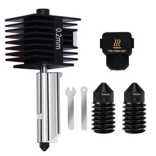 Upgrade Hotend Kit for Bambu Lab A1/A1 Mini, Hot End Assembly 0.2/0.4/0.6mm H...