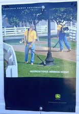 Vintage John Deere Weed Trimmer - Backpack Blower Poster