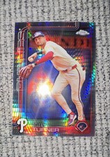 2025 Topps Chrome - Trea Turner #208 Prism Refractor