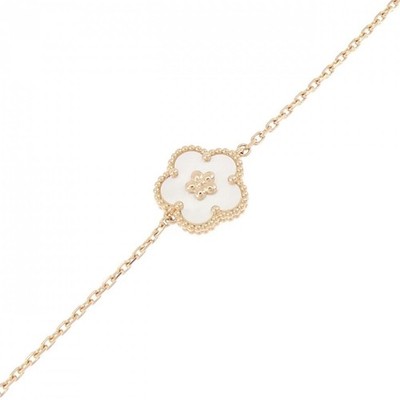Authentic Van Cleef & Arpels Lucky Spring Plum Blossom Bracelet #270-004-316...