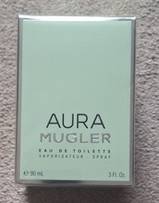 Image of Thierry Mugler Aura Eau de Toilette 90ml Brand new factory Sealed. Discontinued