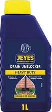 Jeyes Drain Unblocker Liquid Heavy Duty Dissolves Grease No Dilution Easy Clean