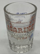 RARE Stan Howard Presents Jim's Roaring 20s Original Jim Jeffries Bar Shot Glass