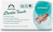 Brand Gentle Touch Diapers Size Newborn Keeps Baby Dry Skin Safe Formulated