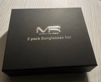 Two Pack Of His And Hers Mack Russo Sunglasses. Nea. Blk  display picture 1