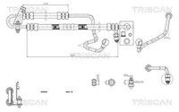 Triscan Hydraulikschlauch, Lenkung 8516 11013 FüR Bmw