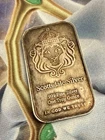 1 Troy Oz .999 Fine Silver Scottsdale Mint Bulllion Bar