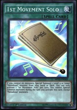 Yu-Gi-Oh! 2015 Mega-Tin Mega Pack 1st Movement Solo 2015 MP15-EN169 1st Edition