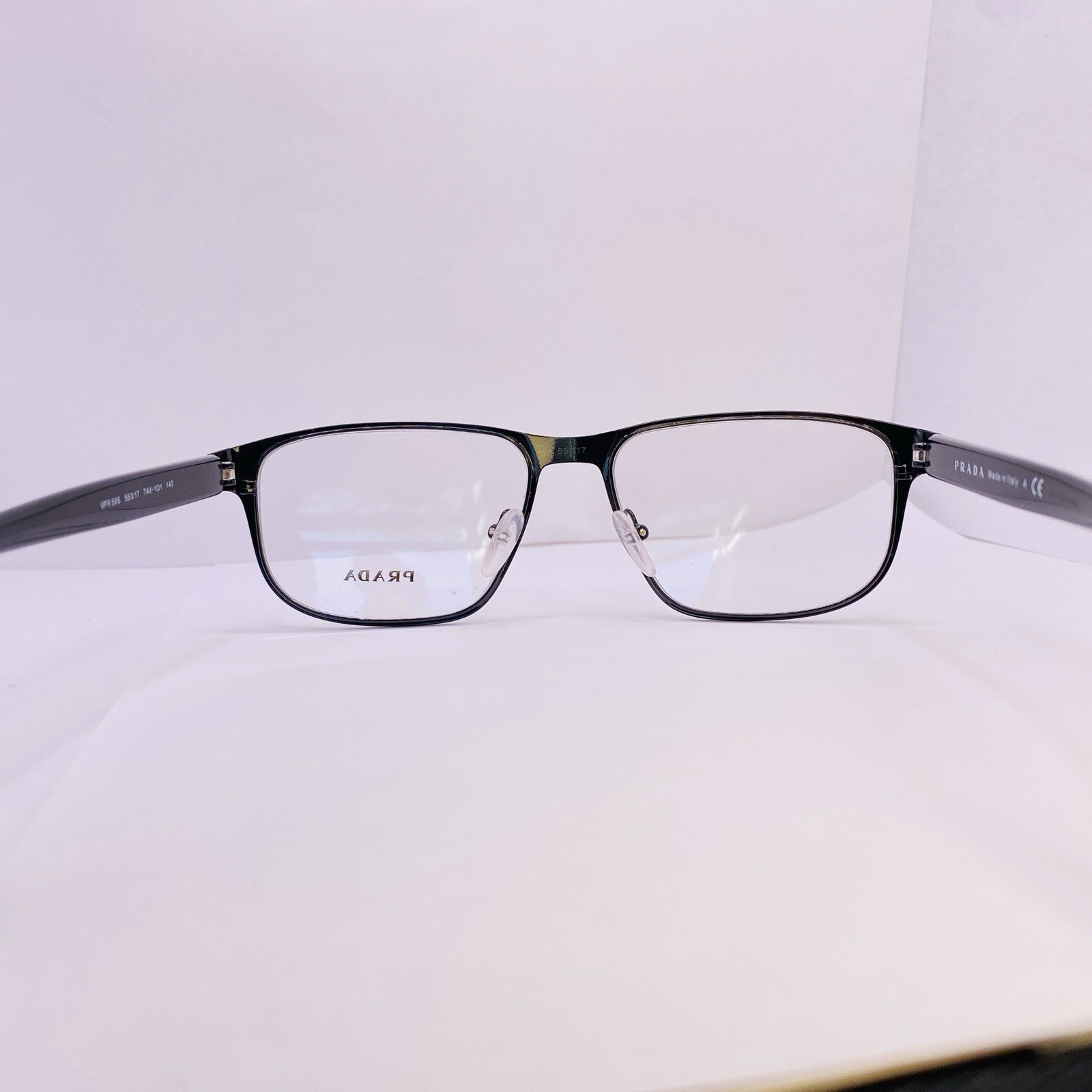Prada Eyeglasses Frames VPR 56S 7AX-1O1 55 [] 17 140 Black Authentic thumbnail 10