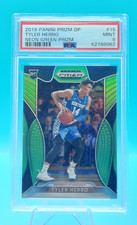 2019 Panini Prizm DP #15 TYLER HERRO Neon Green Prizm RC SN/125 - PSA MINT 9