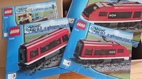 LEGO 7938 City Passenger Train Incomplete w/ Motor & Remote Tested Working