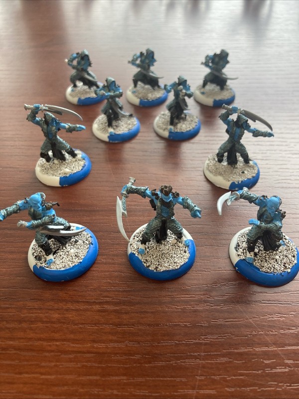 Painted Privateer Press Hordes Legion of Everblight Hex Hunters metal mini set