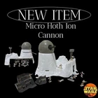 Star Wars Vintage Micro Hoth Ion Cannon Action Playset ~ With 8 Diecast Figures