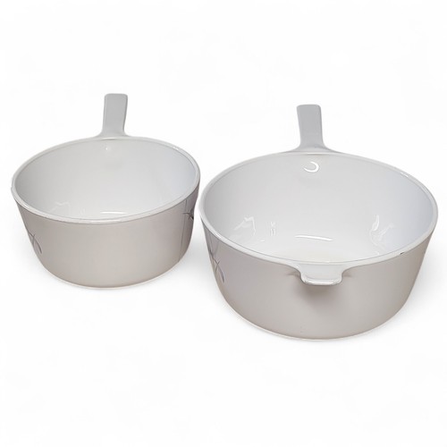 Set of 2 Discontinued Corning Corelle Shadow Iris Saucepans No Lid 1.5 L & 2.5 L - Picture 5 of 13