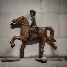 RARE Antique Lead WWI Cavalry Soldier antique