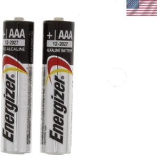 MAX 1.5V Alkaline AAA Batteries 2 Count - Perfect for Everyday Use