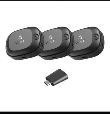 HTC Vive Ultimate Tracker 3 Pack + Dongle - VR Full Body Tracking