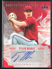 Tyler Mahle 2018 Panini Diamond Kings DK Rookie Signatures Auto #S-TM Cincinnati