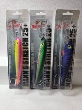 Mann's Bait Company Stretch 25+ Asst. #10 (Total of 3 lures)