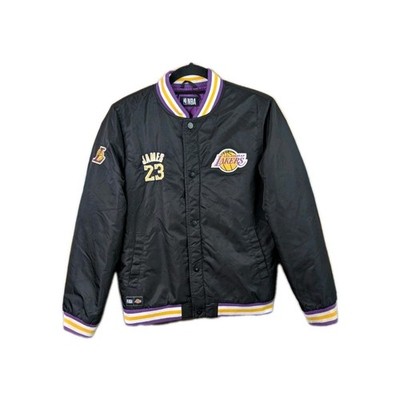 LA Lakers Bomberjacke Kinder Größe 13-14 Jahre schwarz LeBron James 23 NBA Basketball