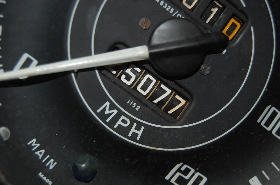 TRIUMPH TR4 TR4A Jaeger SPEEDOMETER SPEEDO SN6325/02 OEM Flat Glass - Image 4 of 4