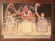 2003-04 Fleer Mystique Stojakovic Rare Finds Game-Worn Jersey /300 #RF-PS