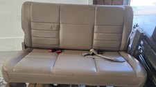2000-2005 Ford Excursion Rear 3rd Row Seat Tan Leather Limited 2000-2005 Ford Excursion Rear 3rd Row Seat Tan Leather Limited