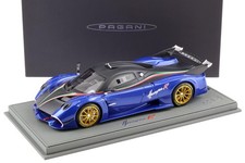 1:18 BBR Pagani Huayra R Matte Black / Blue Francia - Limited 80 Pcs.