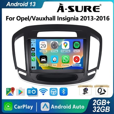 DAB+ 2G+64G Android 13 Autoradio GPS Apple Carplay Für Opel Insignia A 2013-2017