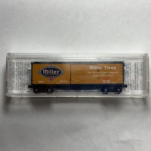Micro-trenes escala N MTL 01-41 neumáticos Miller 40' madera lateral vagón de carga 1064 nuevo en caja | Condition: New