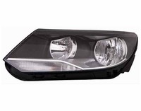Scheinwerfer Rechts Volkswagen Tiguan 2011-2016 MIT Schwarzem Rahmen