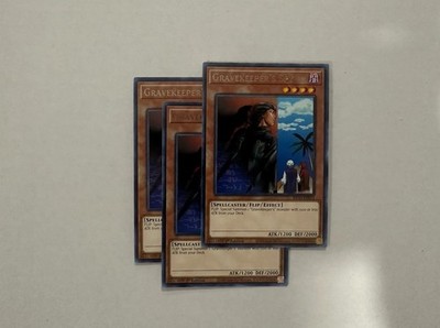 3X GRAVEKEEPER'S SPY PLAYSET RARE KICO NM YUGIOH!
