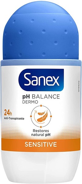 Sanex Dermo Sensitive Deodorant 6X50Ml Empfindliche Haut 24H Schutz Ohne-image