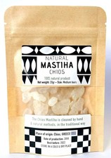 Chios Mastiha Tears Gum Greek 100 Natural Mastic Packs From White