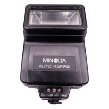 Minolta Auto 45FPX Flash Unit For Cameras - Vintage Photography Gear