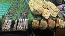 Vintage Spalding Top Flite Synchro Dyned Iron Golf Club Set 2 - Pw 4 Woods Putte