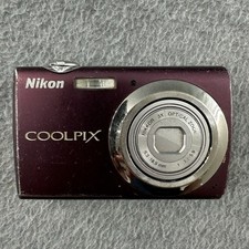 Nikon COOLPIX S220 10.0MP Digital Camera Lens Error FOR PARTS REPAIR