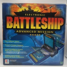 2000 Electronic Talking Battleship Game Milton Bradley Tested Works Made USA