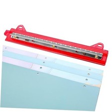 3 Hole Punch, Portable 3 Hole Puncher for Binder, Three Hole Punchers with Red