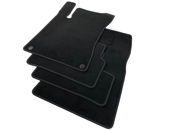 Original Fussmatten Schwarz Velours Mercedes-Benz A Klasse GLA CLA GLB Teppich-image
