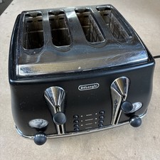DeLonghi CTOV4003BK Icona Micalite 4 Slice Toaster 1800W Black
