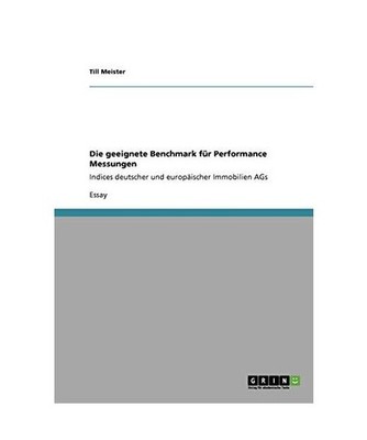 Die geeignete Benchmark für Performance Messungen: Indices deutscher und europ?