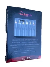 Rocketfish 4ft,  1.2m Composite Video / Stereo Audio Cable, Model RF-G1201